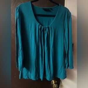 Dialogue Teal Women's Blouse